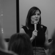 Melissa Dawn presenting at a workshop