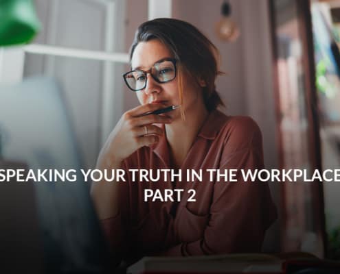 woman working in office