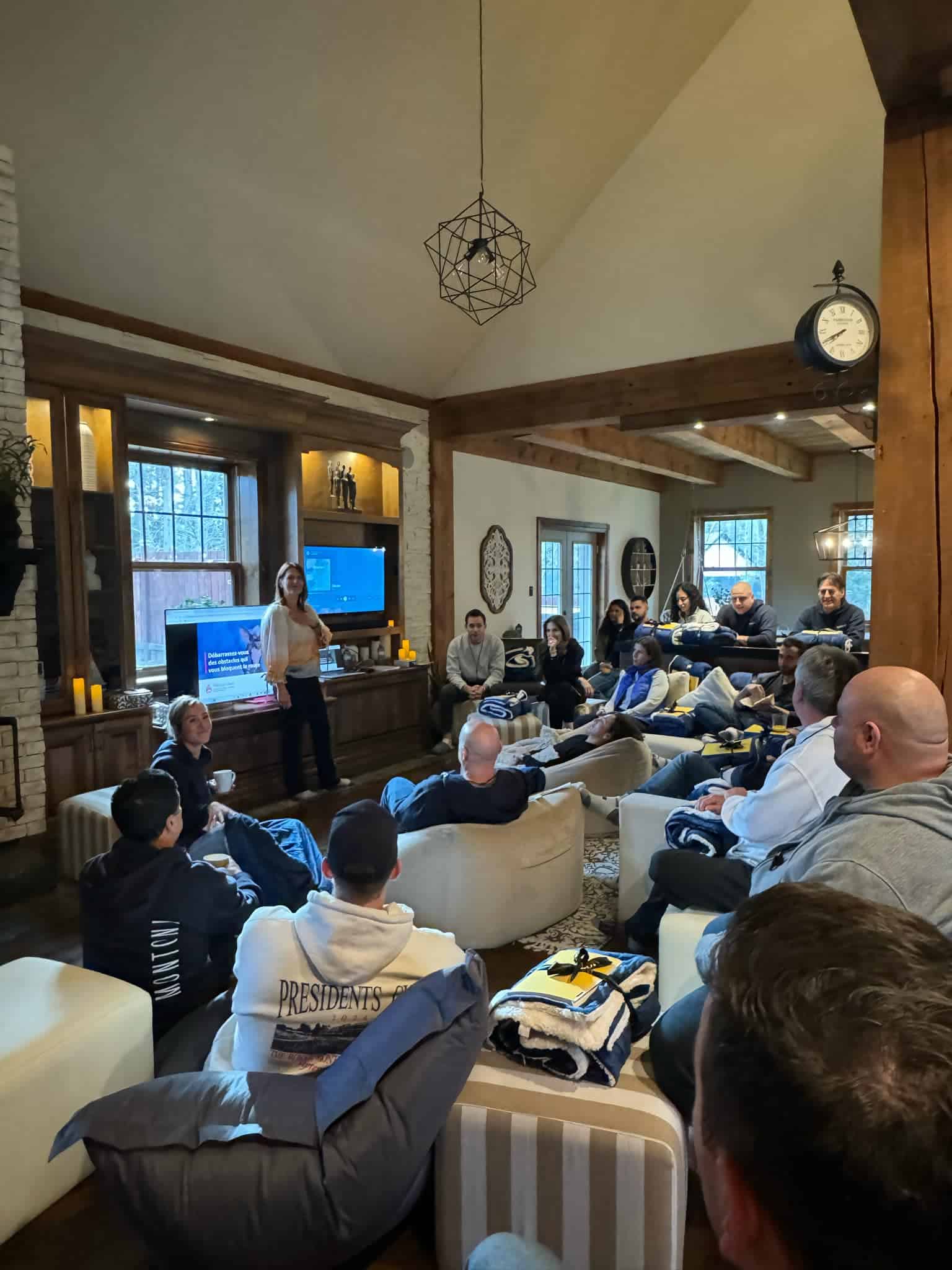 Melissa Dawn leading an executive leadership retreat