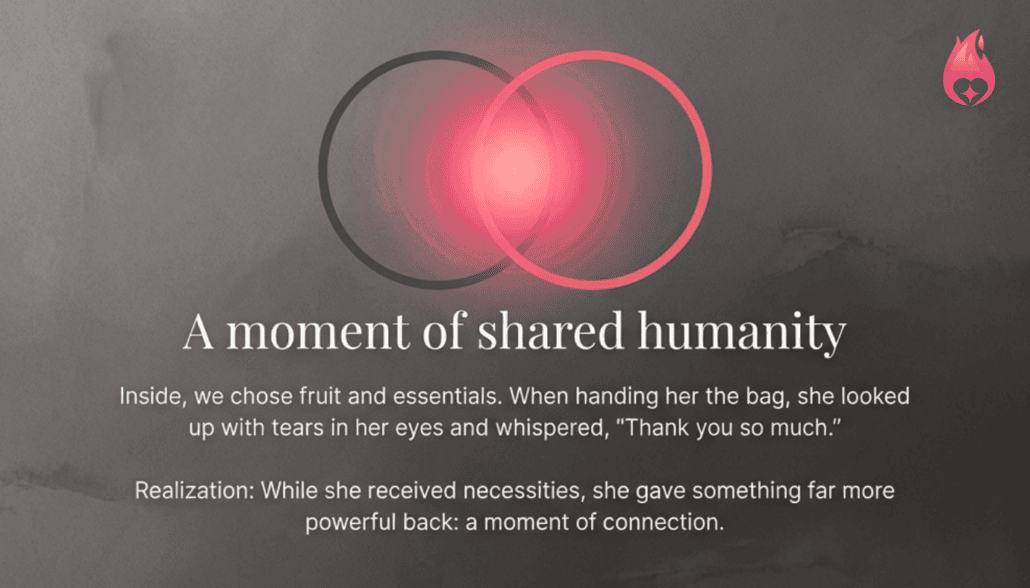 The simple act of seeing someone